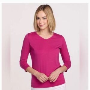 NWT Woolx  3/4 Sleeve Merino Wool Top xs